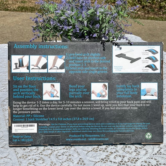 NIB Back Stretcher w/3 Stretch Levels, 139 Pressure Points - Picture 16 of 16